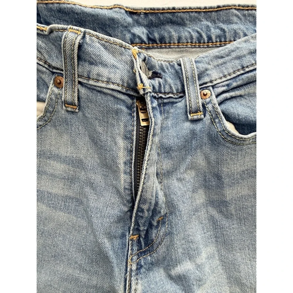 Levi's 512 Jeans Mens 31x32 Blue Light Wash Slim Tapered Denim Pants Casual
